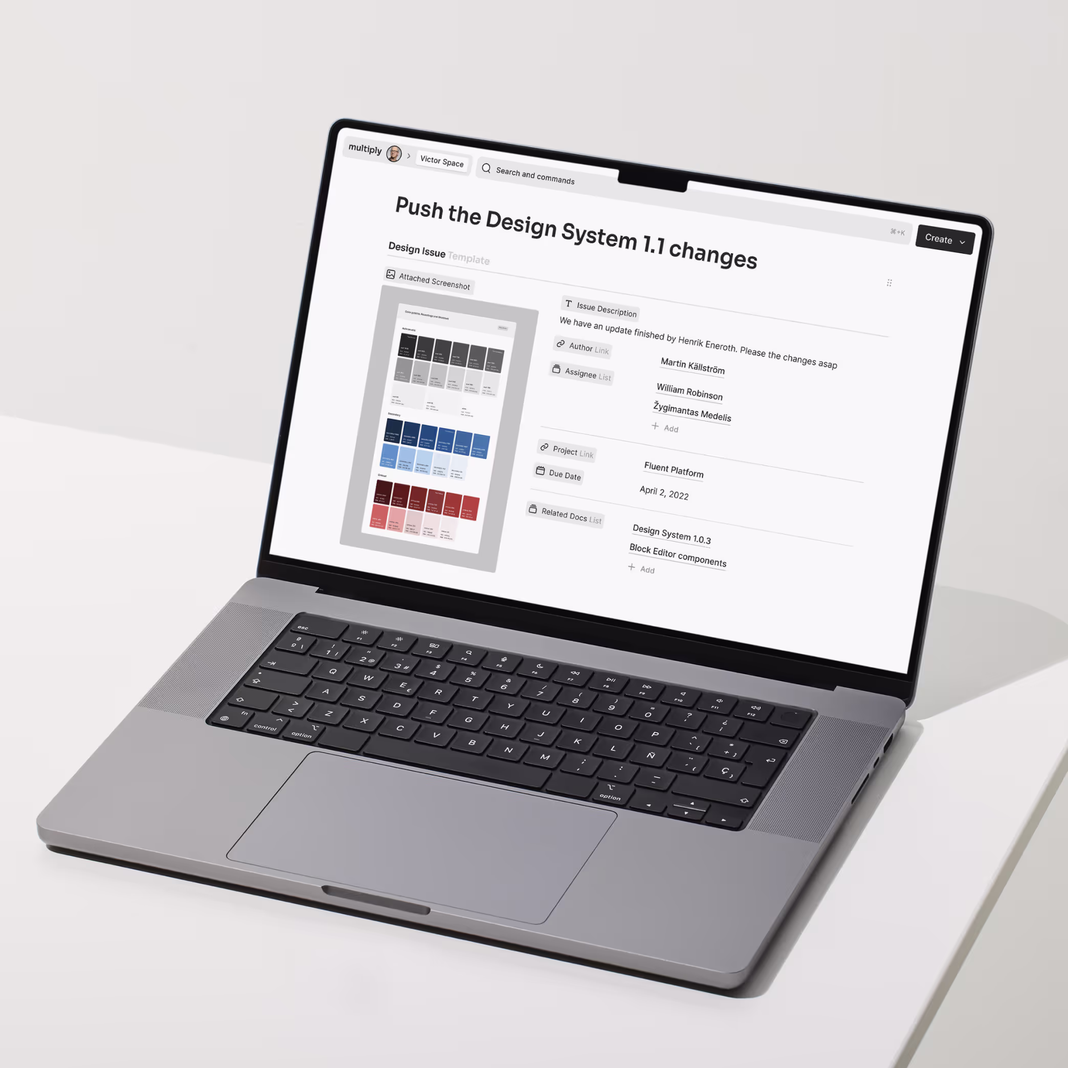 Multiply case study preview — branding and product design for a Stockholm AI studio